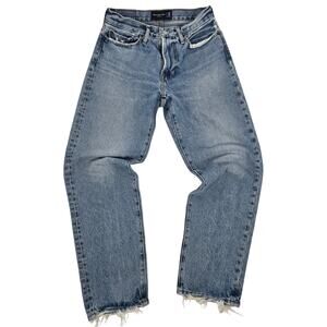 Abercrombie & Fitch 90s Loose Mens 28x30 Straight Leg Raw Hem Relaxed Casual
